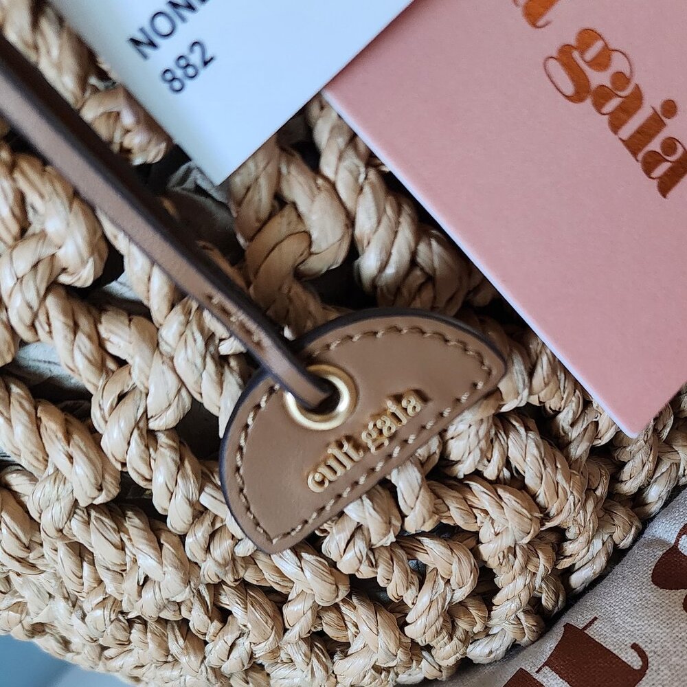 Cult Gaia Woven Tote "NEW" - Picture 6 of 16